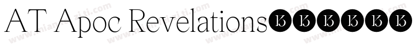 AT Apoc Revelations字体转换
